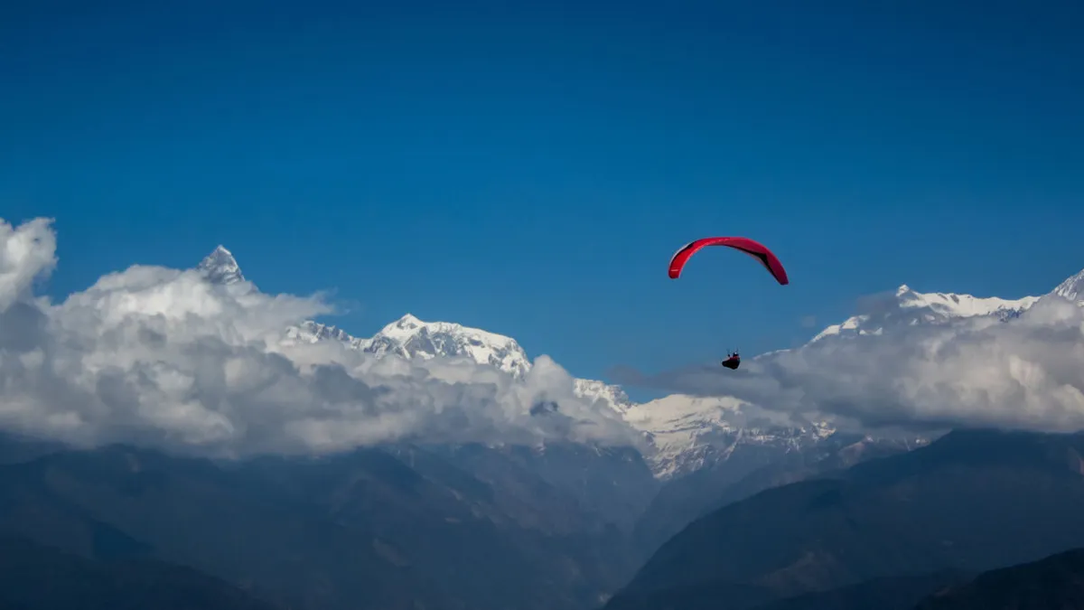Paragliding in Pokhara